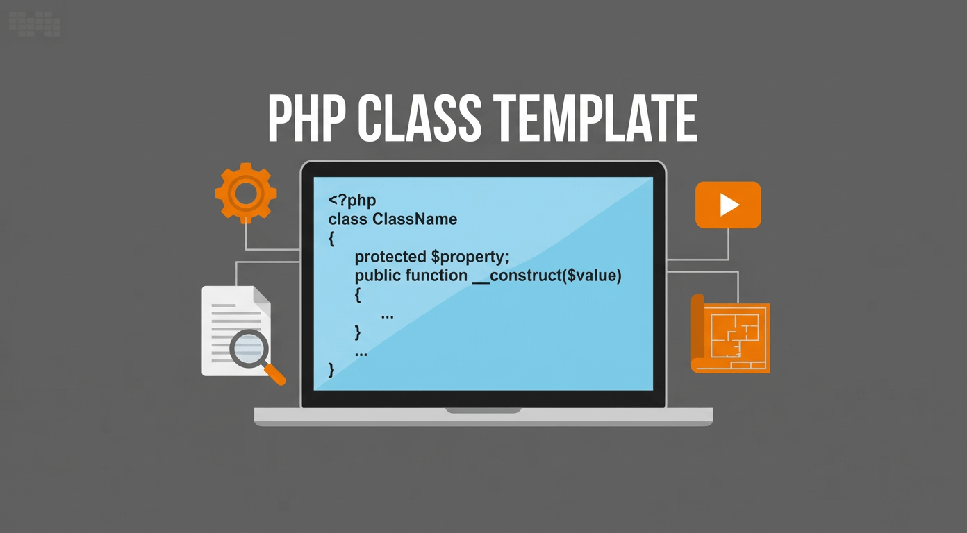 A blueprint for a PHP class